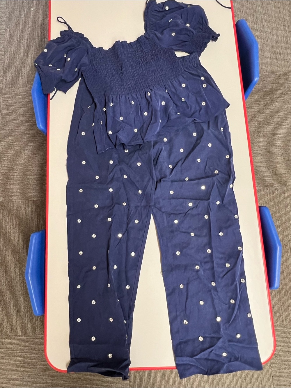 Hill House jeweled jammies- going out bejeweled set